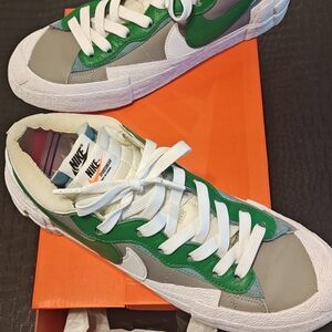Sacai-Nike Blazer Low Men's 10.5 Grey/White/Green